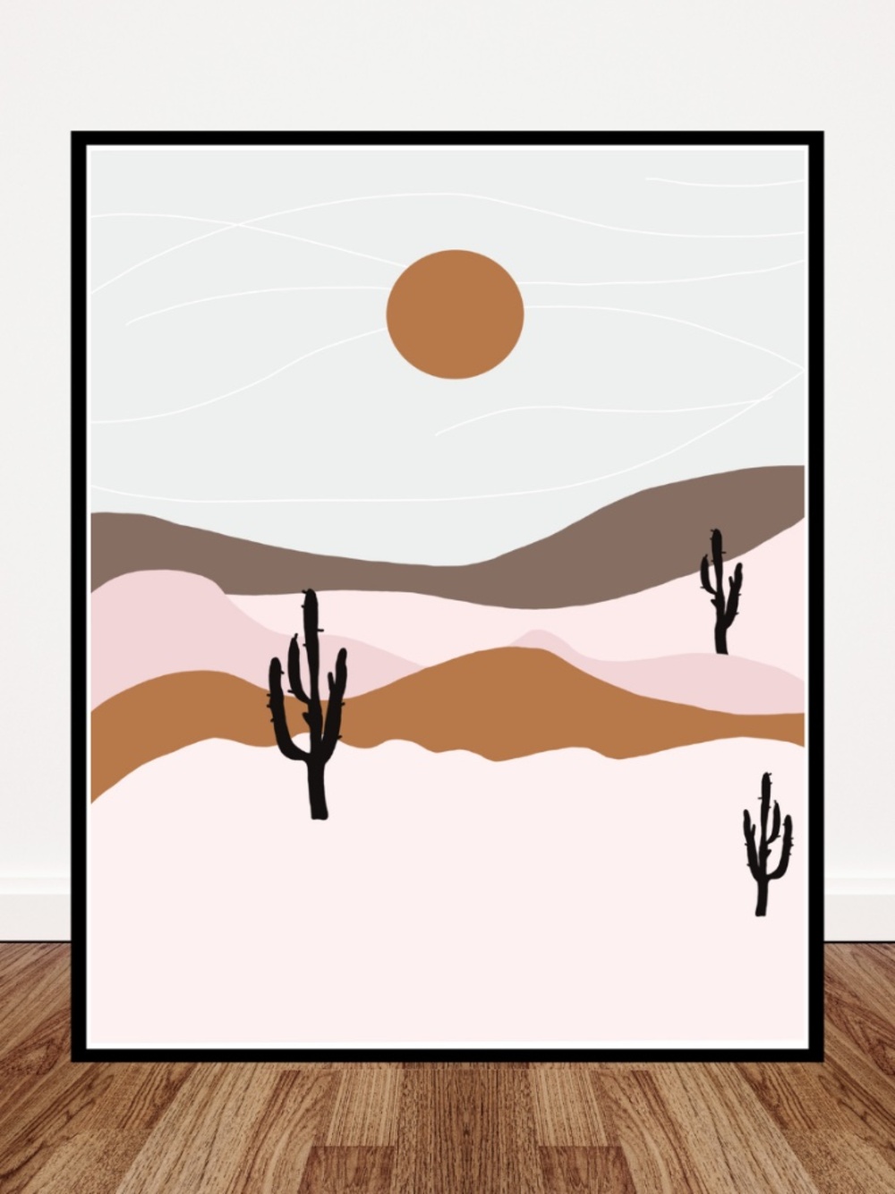 Cactus Desert Art Print
